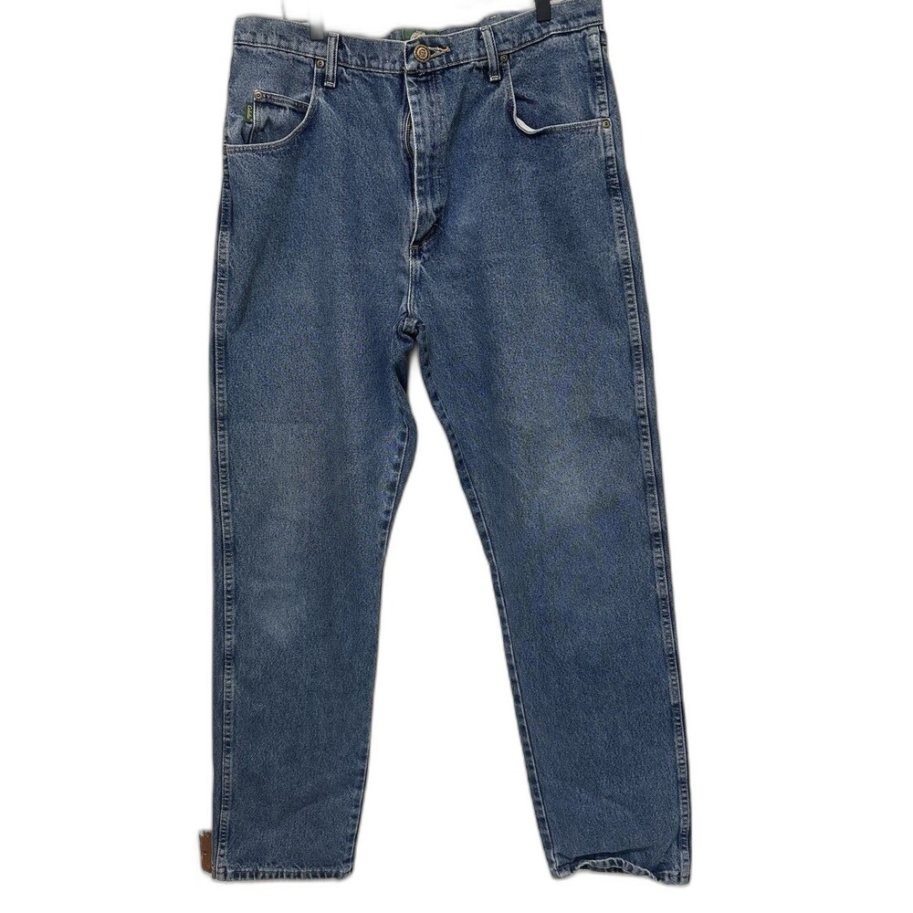 Cabela's Mens Heavy Denim Work Jeans 38x36 Blue Denim